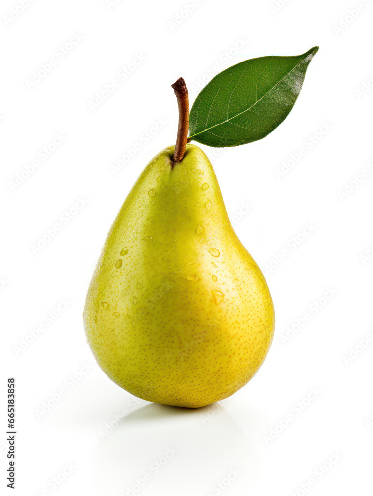 Pear Studio Shot Isolated on Clear Background, Food Photography, Generative AI Pear Studio Shot Isolated on Clear Background, Food Photography, Generative AI