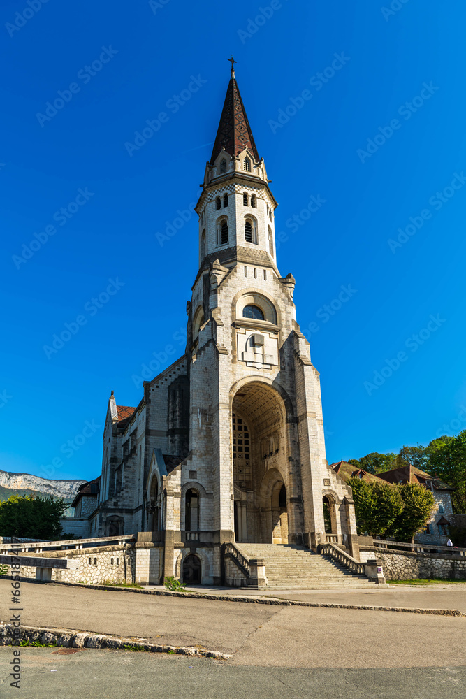 Fototapeta premium Basilica of the Visitation, in Annecy, Haute-Savoie, France