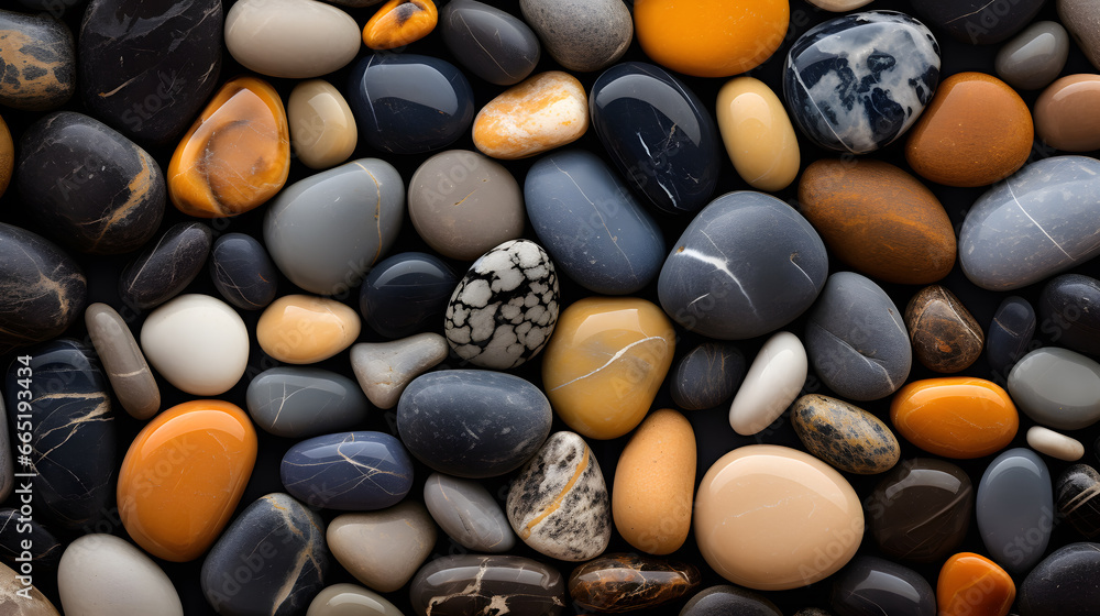 pebble background close up - colorful stones pebble background close up - colorful stones