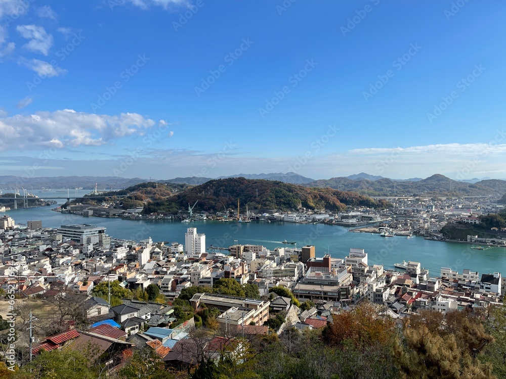 Scenery of Onomichi City on the Seto Inland Sea