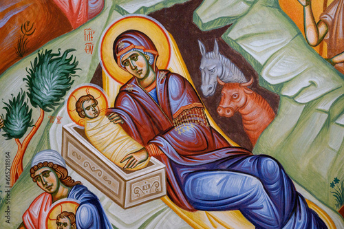 Fotografie The Birth of Jesus