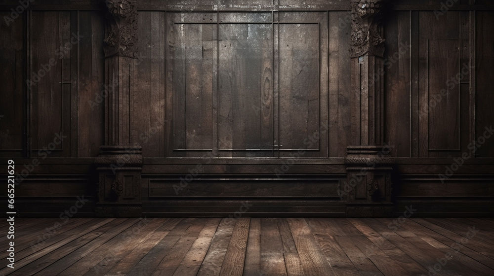 grunge background with dark wooden grunge background with dark wooden