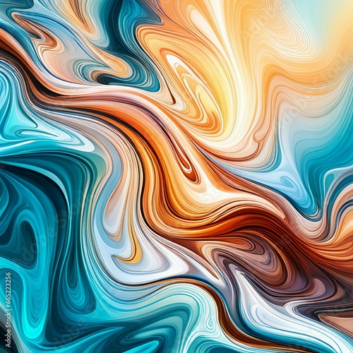 Marble ink colorful. Blue marble pattern texture abstract background. can be used for background or wallpaper