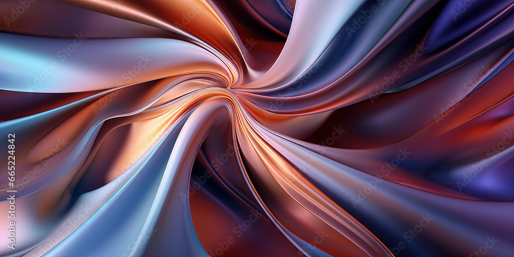 Abstract background with a captivating silk fabric swirl emanating from the center. Mesmerizing artistic concept Abstract background with a captivating silk fabric swirl emanating from the center. Mesmerizing artistic concept
