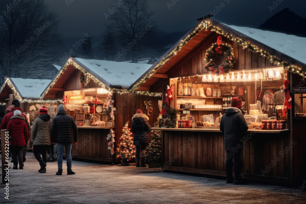 Christmas market in the old town