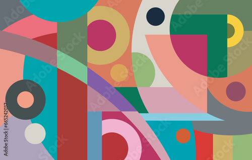 colorful abstract art for wall decoration