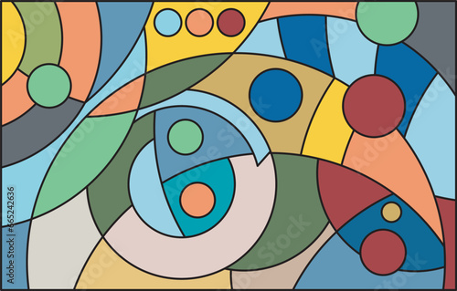 colorful abstract art for wall decoration