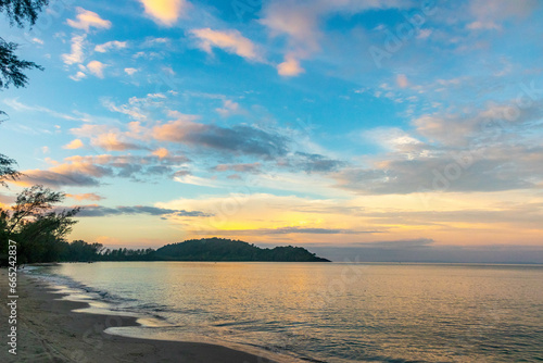 Sunrise at Chaan Talay beach, Trat Province, Thailand