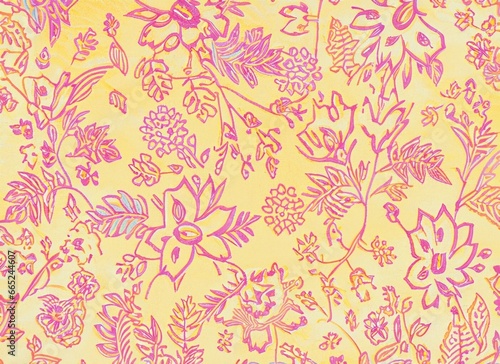 Fabric textile vintage  pattern floral batik  decorative background batik  batik flower  fabric  textile  vintage  pattern  floral  batik  decorative