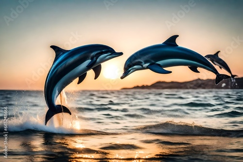 dolphin jumping out of the water © Muhammad