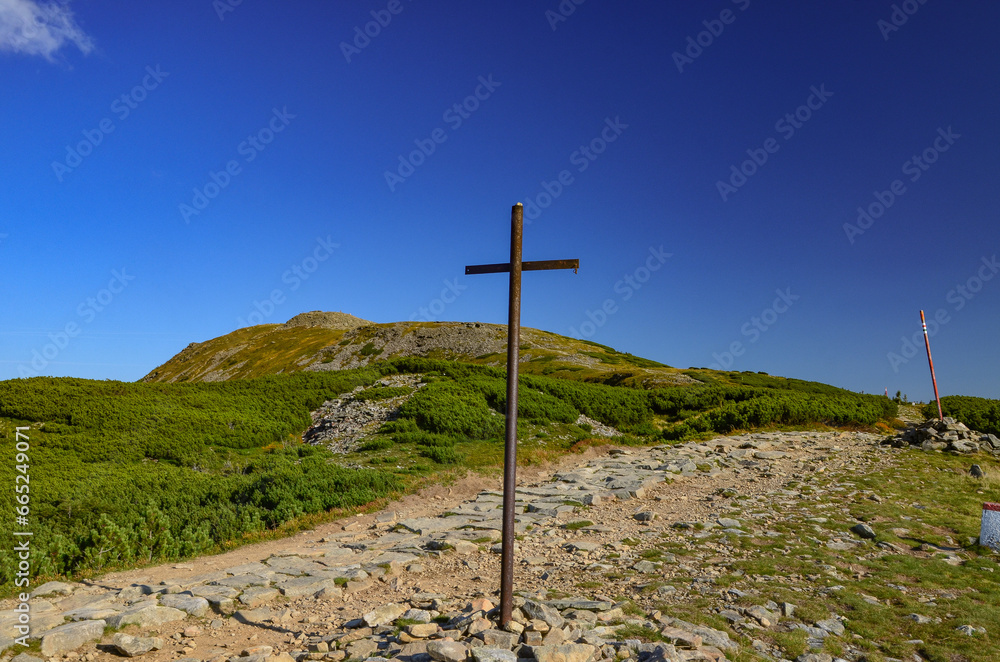 cross in the mountains cross in the mountains