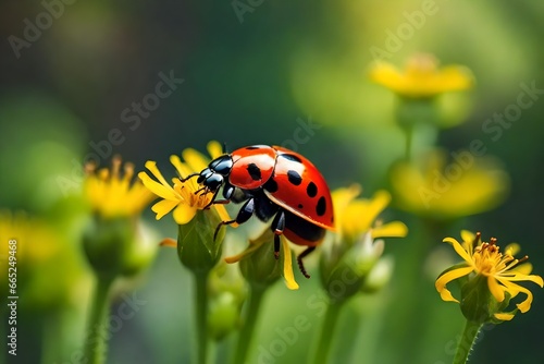 ladybird on a flower