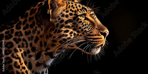 close up of leopard © toomi123