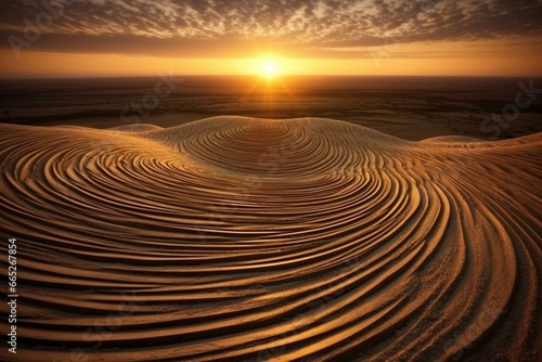 Natural phenomenon of torsion fields characterized by the twisting and spiraling of energy waves. Generative AI