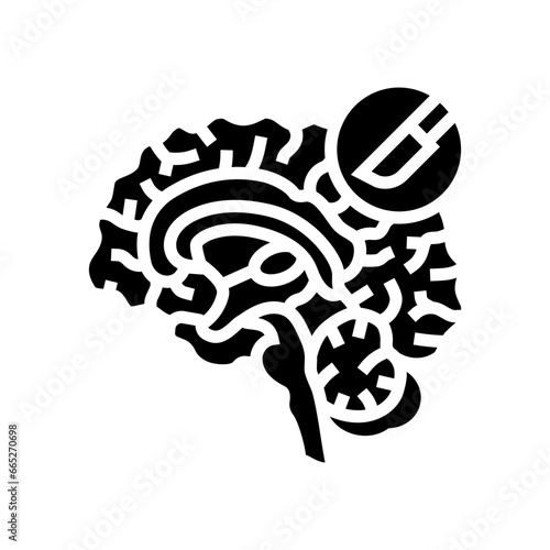 neurosurgery health glyph icon vector. neurosurgery health sign. isolated symbol illustration