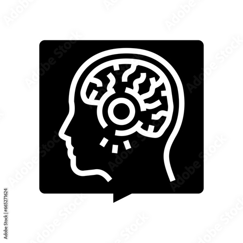 headache diagnosis neurologist glyph icon vector. headache diagnosis neurologist sign. isolated symbol illustration