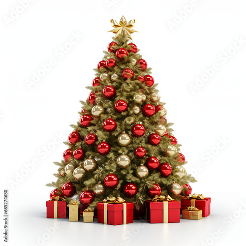 christmas tree and gifts