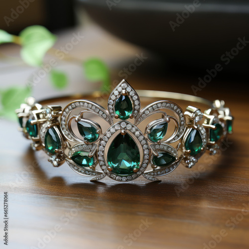  A tiara design Emerald Crown culture 