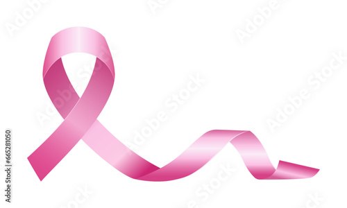 Vector breast cancer awareness ribbon background