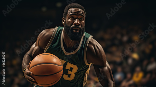 Basketball Player Driving