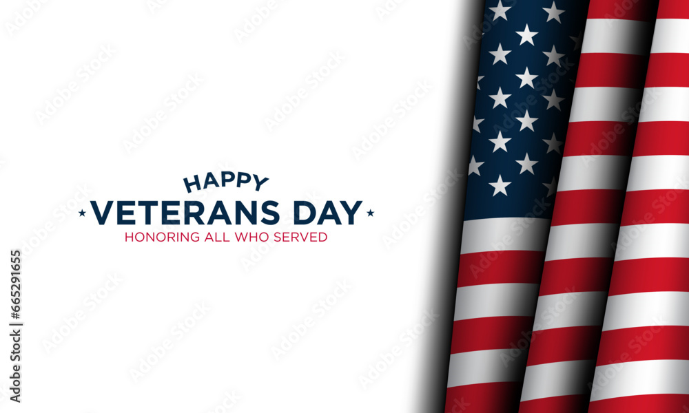 Veterans Day Background Design. Veterans Day Background Design.