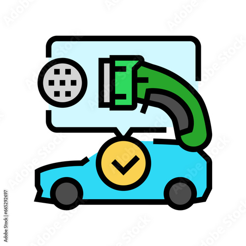 plug compatibility electric color icon vector. plug compatibility electric sign. isolated symbol illustration