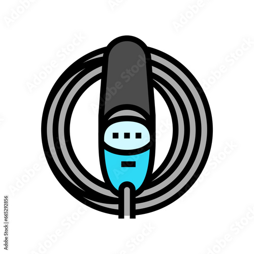 charging cable organizer electric color icon vector. charging cable organizer electric sign. isolated symbol illustration
