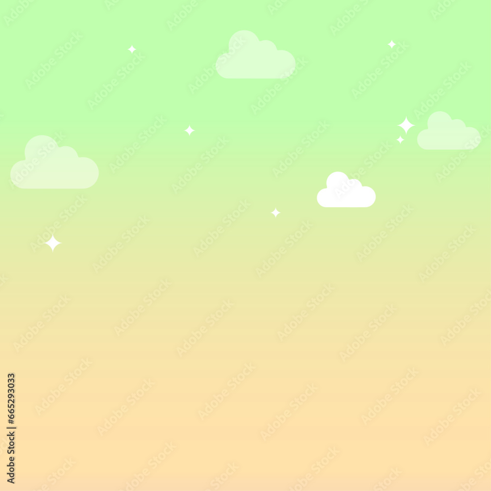 Vector gradient pastel sky background design Vector gradient pastel sky background design