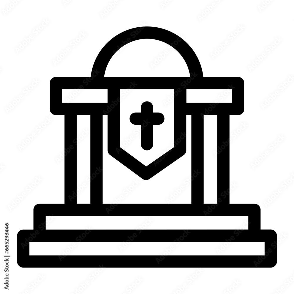 altar day of the dead icon illustration altar day of the dead icon illustration