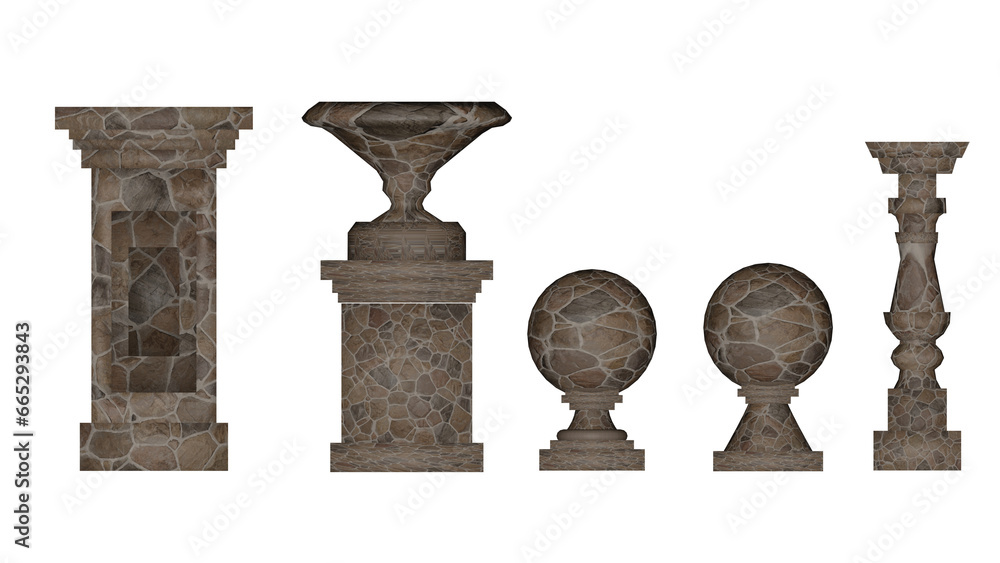 Discover a diverse array of 3D balustrade illustrations for architectural and design inspiration. These realistic renderings showcase various balustrade designs. Discover a diverse array of 3D balustrade illustrations for architectural and design inspiration. These realistic renderings showcase various balustrade designs.