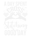 A Day Spent Cross Stitching Is A Good Day Cross Stitcher Svg Design
These file sets can be used for a wide variety of items: t-shirt design, coffee mug design, stickers,
custom tumblers, custom hats, 