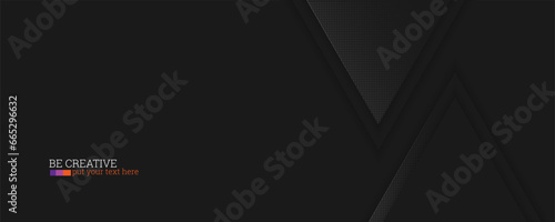 Abstract background with geometric shapes. Multi layered backdrop with halftone effect.