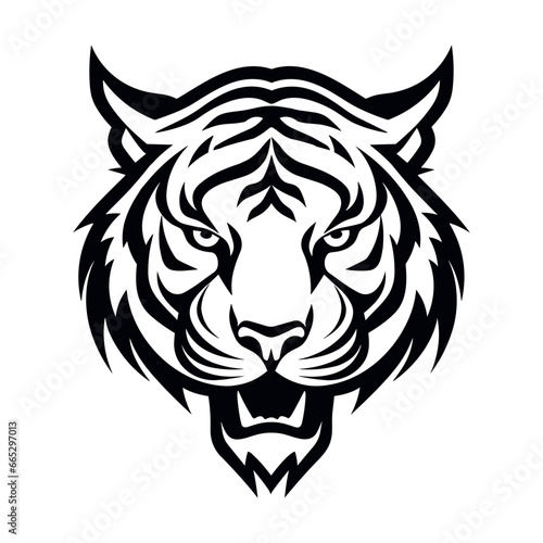 Tiger Logo Vector Illustration for Unique Brand Representation