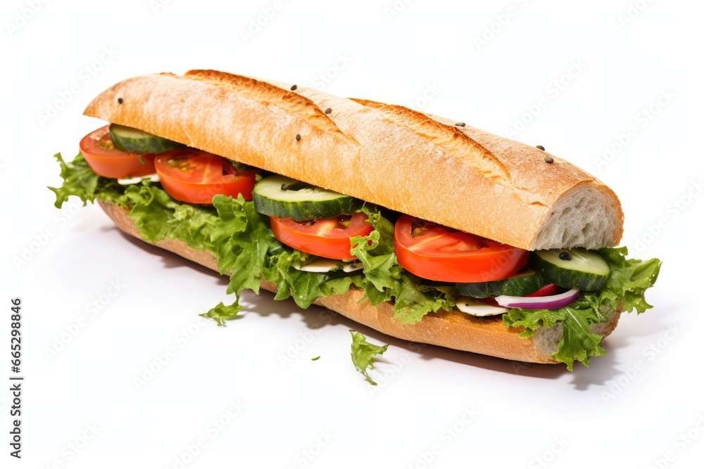 Gourmet sandwich isolated on white background. Gourmet sandwich isolated on white background.