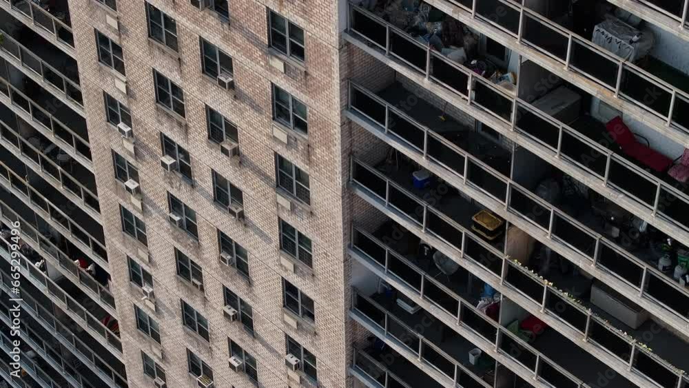 Aerial view of a generic apartment building in The Bronx. Aerial view of a generic apartment building in The Bronx.