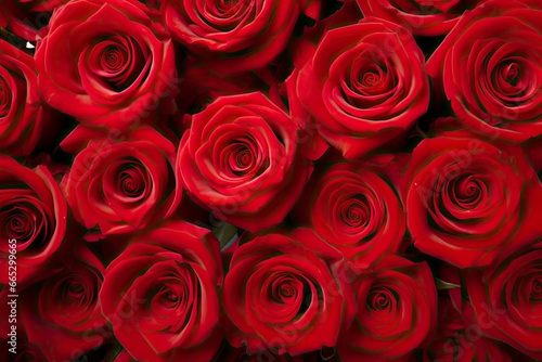 Red Rose Background for Valentine s Day.