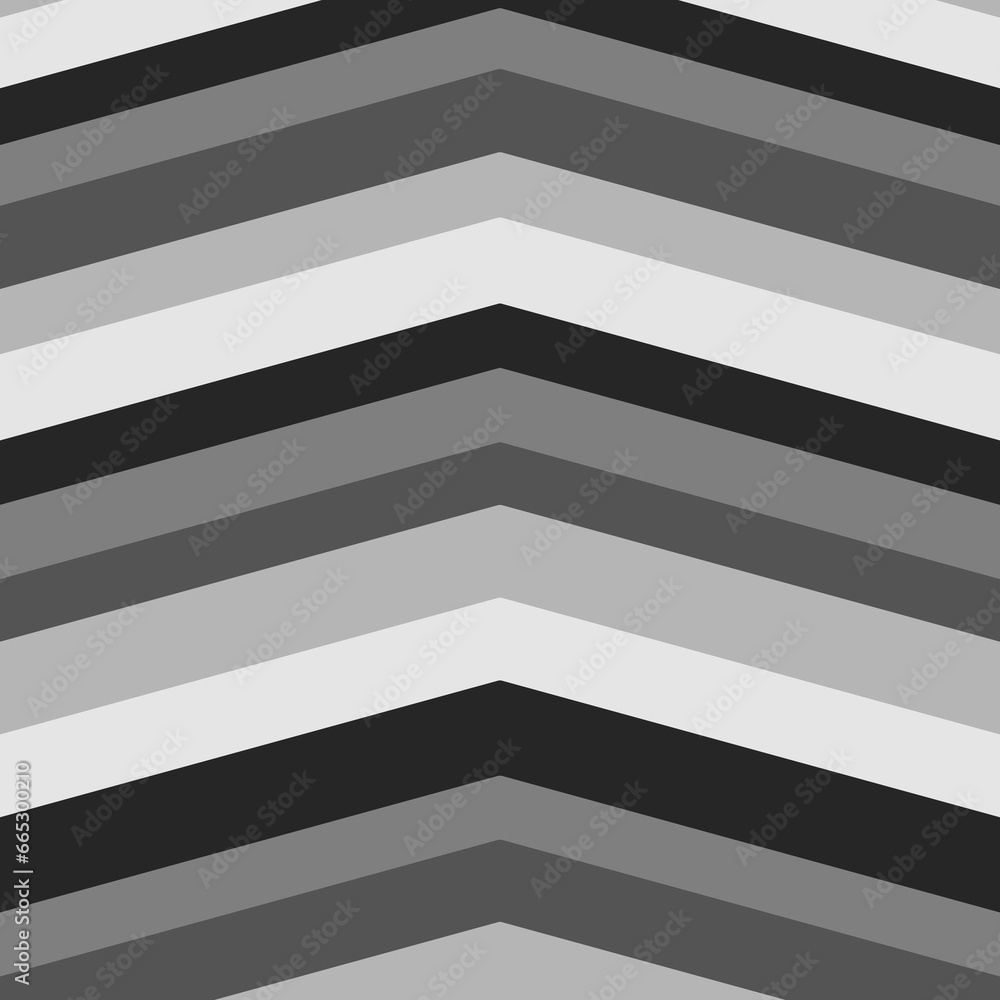 Fototapeta premium Abstract angled stripes background with grayscale color palette