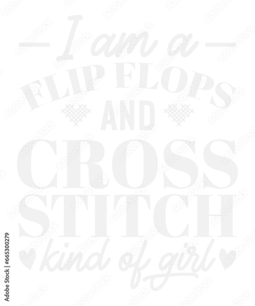 I Am A Flip Flops And Cross Stitch Kids Of Girl Funny Svg Design
These file sets can be used for a wide variety of items: t-shirt design, coffee mug design, stickers,
custom tumblers, custom hats, pri