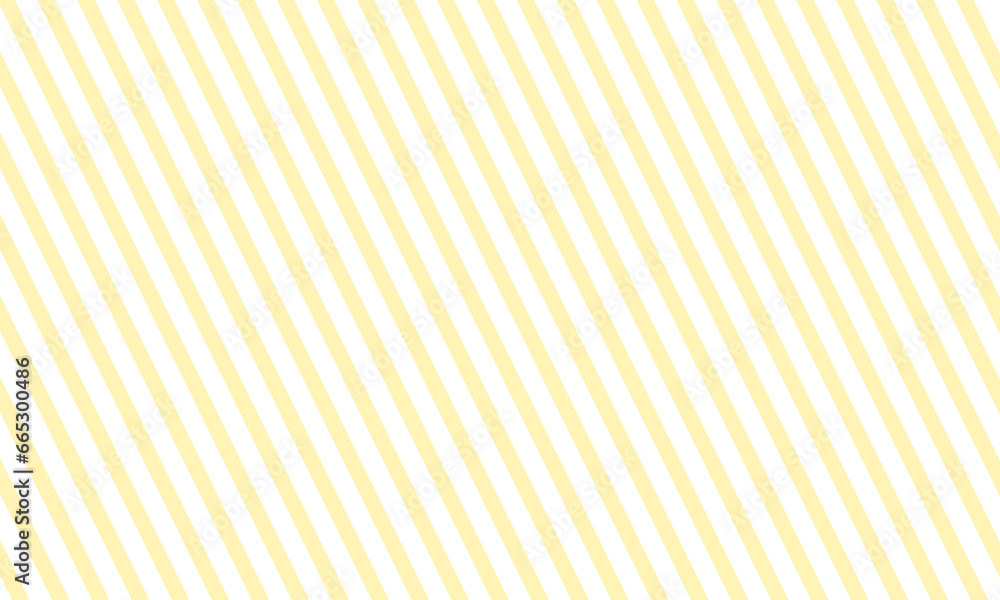 Fototapeta premium Vector diagonal striped pattern yellow and white seamless background