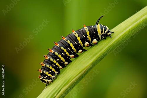 Caterpillar dovetail butterfly. © Fatema