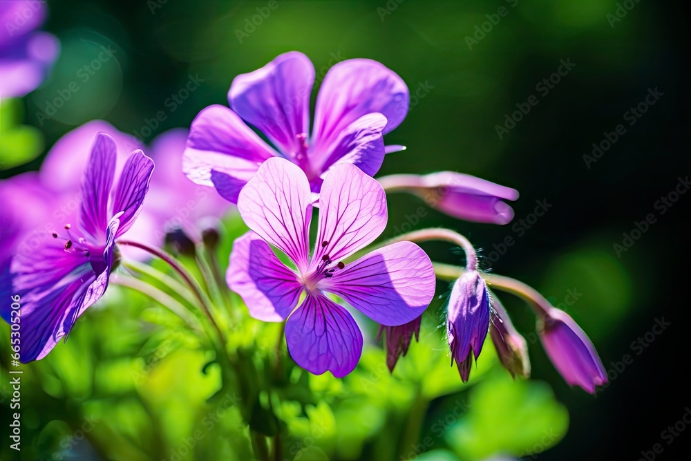 Geranium wilfordii flower. Geranium wilfordii flower.