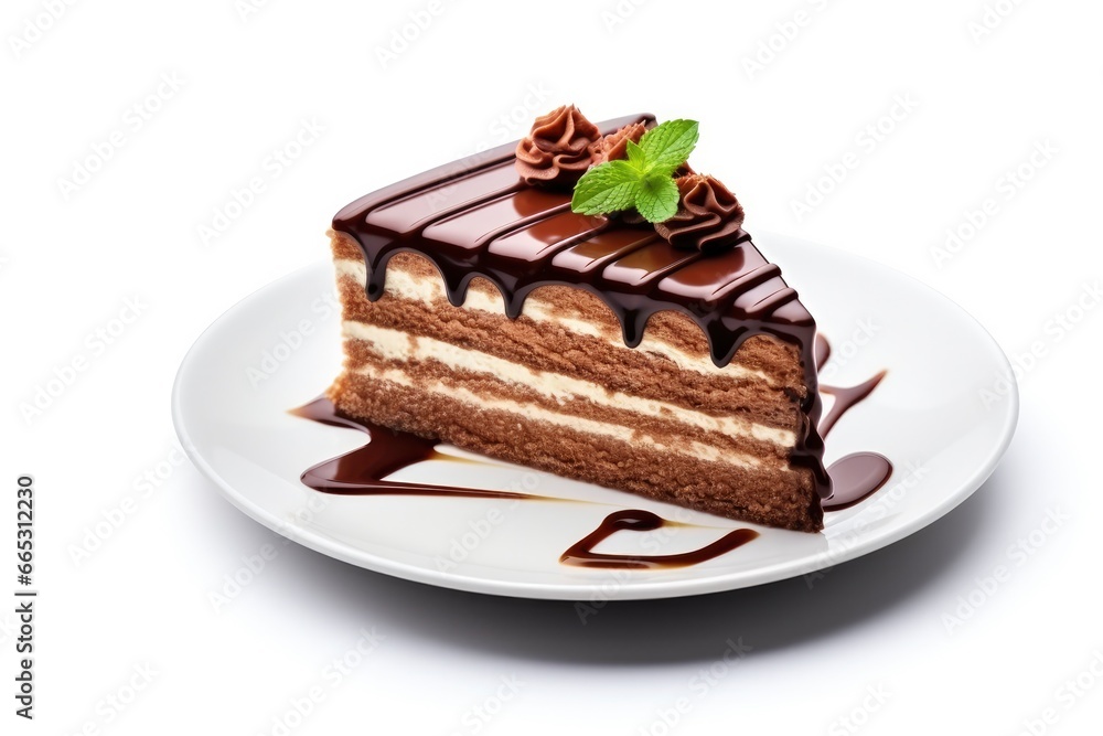 Cake isolated on white background. Cake isolated on white background.