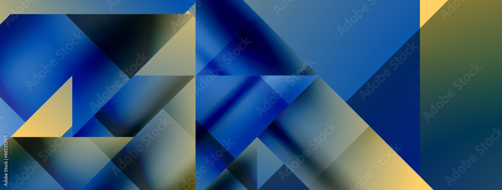 Vivid abstraction unfolds. Triangles in seamless harmony, composing dynamic geometric backdrop. Interplay of angles and hues forms captivating tapestry, evoking modernity and artistic allure Vivid abstraction unfolds. Triangles in seamless harmony, composing dynamic geometric backdrop. Interplay of angles and hues forms captivating tapestry, evoking modernity and artistic allure