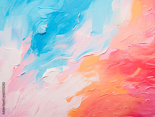 Colorful of acrylic color abstract background