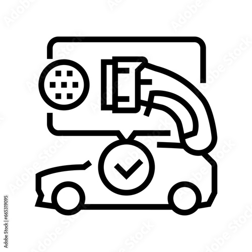 plug compatibility electric line icon vector. plug compatibility electric sign. isolated contour symbol black illustration