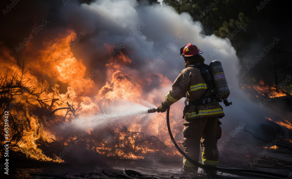 firefighters in action firefighters in action