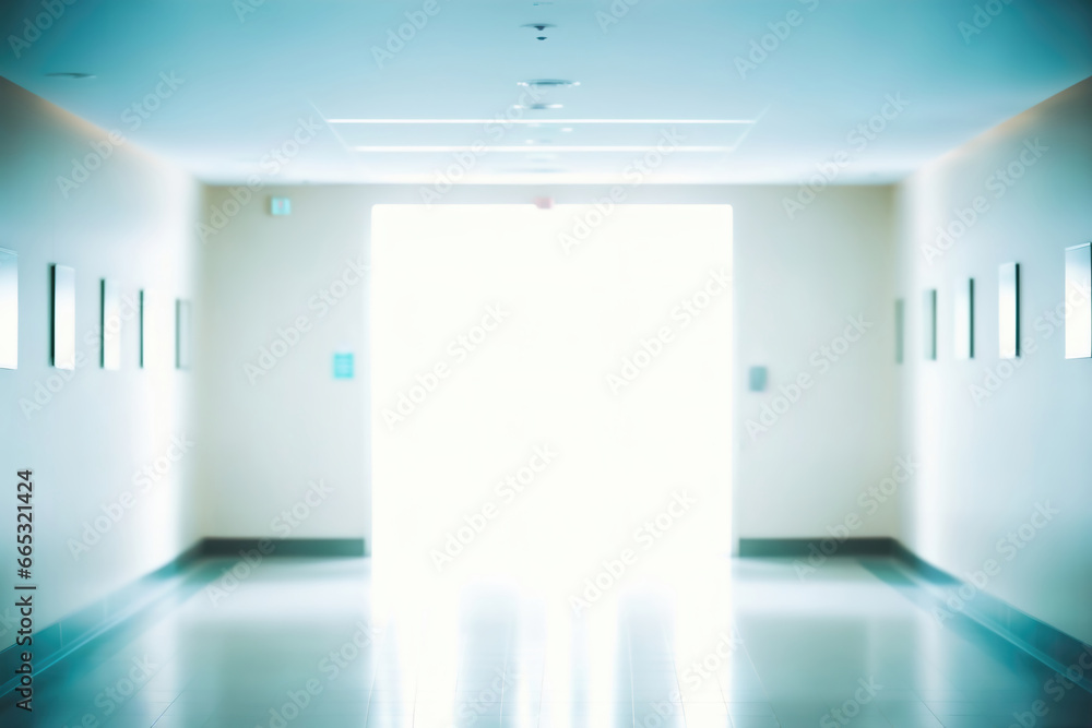 The defocusing effect of modern architectural background The defocusing effect of modern architectural background