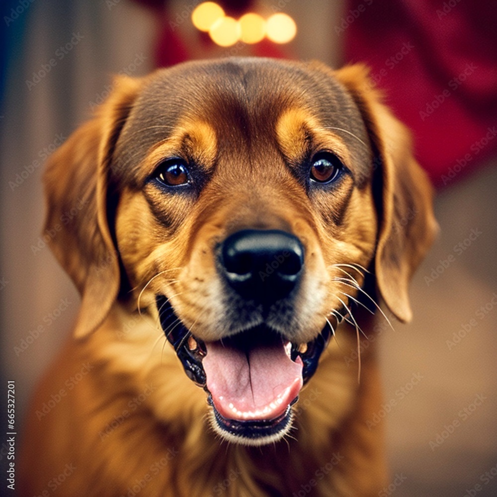 golden retriever dog. generative ai