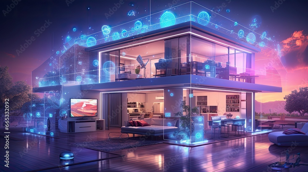 A Glimpse into the Connected Smart Home of Tomorrow. A Glimpse into the Connected Smart Home of Tomorrow.