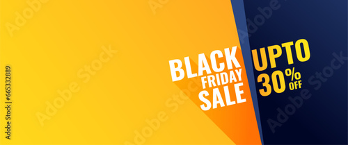 elegant black friday holiday sale offer banner get upto 30 percent off